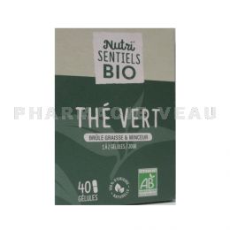 NUTRISANTE Nutrisentiels Thé Vert 40 gélules BIO